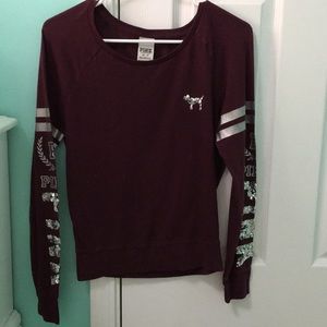 Long sleeve pink shirt